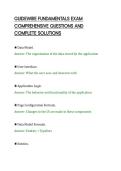 GUIDEWIRE FUNDAMENTALS EXAM&NewLine;COMPREHENSIVE QUESTIONS AND&NewLine;COMPLETE SOLUTIONS&NewLine;