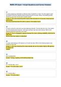 NURS 370 Exam 1 Actual Questions and Correct Answers