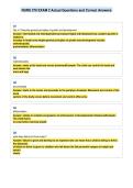 NURS 370 EXAM 2 Actual Questions and Correct Answers