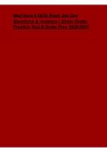 Med-Surg II HESI Exam Set One 2026&sol;2027 &ndash; Questions & Answers Study Guide & Practice Test