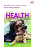 Test Bank for Access to Health 16th Edition by  Rebecca Donatelle&comma; Chapter 1-16&vert;Ace your exam on your first attempt&excl;&excl;&excl;