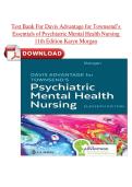 Test Bank For Davis Advantage for Townsend&rsquo;s  Essentials of Psychiatric Mental Health Nursing  11th Edition Karyn Morgan  