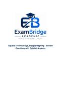 Equalis 570 Preanalys&comma; blodprovtagning &ndash; Review Questions with Detailed Answers