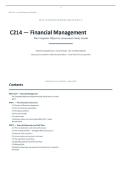 WGU C214 Financial Management &vert; Complete Objective Assessment Study Guide &vert; 210 practice questions with full explanations &vert; Graded A&plus; &vert; New Update 2026-2027&NewLine;