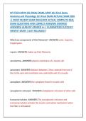 IVY TECH APHY 101 FINAL EXAM&comma; APHY 101 Final Exam&comma; &NewLine;Anatomy and Physiology 101 Final EXAM ACTUAL EXAM 2026 &NewLine;&vert;&vert; MOST RECENT EXAM 2026&vert;2027 ACTUAL COMPLETE REAL &NewLine;EXAM QUESTIONS AND CORRECT ANSWERS &lpar;VERIFIED &NewLine;ANSWERS&rpar; ALREADY GRADED A&plus; &vert; GUARANTEED SUCCE