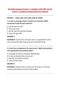 Ati health assessment exam 2 &ndash; questions with 100&percnt; correct &NewLine;answers &vert; complete nursing practice test material 