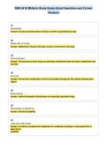 NUR 641E Midterm Study Guide Actual Questions and Correct&NewLine;Answers