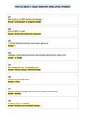 NUR198 Exam 5 Actual Questions and Correct Answers