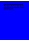 NR 507 Advanced Pathophysiology Final Exam 2026&sol;2027 &ndash; Comprehensive Study Guide&comma; Practice Questions & Answers