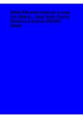 NR 569 Differential Diagnosis in Acute Care Midterm 2026&sol;2027 &ndash; Study Guide&comma; Practice Questions & Answers