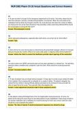 NUR 2092 Pharm Ch 20 Actual Questions and Correct Answers