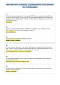 NUR 2092 Pharm Ch 26 Drugs Exam 100&percnt; Solved Actual Questions&NewLine;and Correct Answers