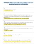 NUR 2092 Ch 54 Drugs acting on the upper respiratory system Exam&NewLine;with Actual Questions and Correct Answers