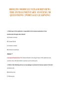 BIOL251 Exam Compilations with Complete & Verified Solutions