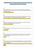 NUR 2092 Pharm Ch 43- Drugs affecting blood pressure Exam with&NewLine;Actual Questions and Correct Answers