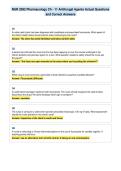 NUR 2092 Pharmacology Ch - 11 Antifungal Agents Actual Questions&NewLine;and Correct Answers