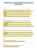 NUR2092 &num;6 Skin&comma; Hair&comma; and Nails Study Guide Actual Questions and&NewLine;Correct Answers