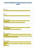 Rasmussen&comma; NUR2092 Exam 1 Prep Actual Questions and Correct&NewLine;Answers