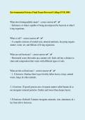 EVR 1001 Environmental Science Final Exam 2026 &vert; Broward College Study Guide & Exam Review