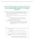 WGU C214 PA Exam Review &vert; Questions and Correct Answers plus Rationale &vert; Graded A&plus; &vert; New Update 2026-2027