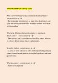 EVR1001&period;001 Exam 1 Study Guide 2026 &vert; Environmental Science Review & Practice Questions