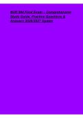 NUR 504 Final Exam Study Guide 2026&sol;2027 &ndash; Comprehensive Practice Questions & Answers