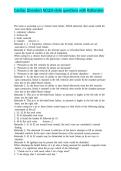 Cardiac Disorders NCLEX Questions and Answers with &vert;medical-surgical Nursing