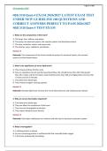 NSG 3130 Exam 4 EXAM 2026&sol;2027 LATEST EXAM TEST &NewLine;UNDER NEW GUIDELINE 100 QUESTIONS AND &NewLine;CORRECT ANSWERS PERFECT TO PASS 2026&sol;2027 NSG 3130 Exam 4 TEST EXAM &NewLine;