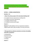 ICC Commercial Building Inspector Exam 2026&sol;2027 &vert; &NewLine;Complete Practice Questions&comma; Correct Answers & Detailed &NewLine;Rationales 