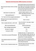 Medication Aide Study Guide &lpar;IOWA&rpar; Questions and Answers &NewLine;