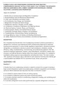 FLORIDA CLASS A AIR CONDITIONING CONTRACTOR EXAM PRACTICE &vert;&NewLine;COMPREHENSIVE 2026&sol;2027 ACTUAL STUDY GUIDE &vert; FULL TESTBANK &vert; 150 ADVANCED&NewLine;PRACTICE QUESTIONS & 100&percnt; CORRECT ANSWERS WITH RATIONALES &vert; VERIFIED&NewLine;SOLUTIONS &vert; LICENSING EXAM PREPARATION