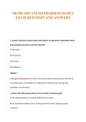 NR 508 Exam Compilations with Complete & Verified Solutions
