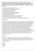 FLORIDA ELECTRICAL CONTRACTOR TECHNICAL&sol;SAFETY EXAM PRACTICE &mdash;&NewLine;ACTUAL STUDY GUIDE&comma; FULL TESTBANK & 150 ADVANCED PRACTICE QUESTIONS&NewLine;WITH 100&percnt; CORRECT ANSWERS & VERIFIED RATIONALES &mdash; 2026&sol;2027 LATEST&NewLine;UPDATE
