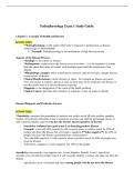 NRMS 5190 Pathophysiology Exam 1 Study Guide &vert; 2026&sol;27 Update with complete solutions  &vert; A&plus; Guide &vert; SUNY Downstate Medical Center&period;&NewLine;