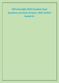 VATI Greenlight 2026 Complete Exam &NewLine;Questions and Guide Answers&comma; 100&percnt; Verified &NewLine;Graded A&plus; &NewLine;