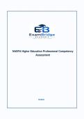 NASPA Higher Education Professional Competency Assessment &vert; Practice Exam Q&A