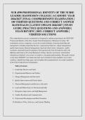 NUR 4590 PROFESSIONAL IDENTITY OF THE NURSE LEADER &vert; RASMUSSEN COLLEGE &vert; ACADEMIC YEAR 2026&sol;2027 &vert; FINAL COMPREHENSIVE EXAMINATION &vert; 100 VERIFIED QUESTIONS AND CORRECT ANSWER RATIONALES &vert; LATEST UPDATE 2026&sol;2027 &vert; STUDY GUIDE &vert; PRACTICE QUESTIONS AND ANSW