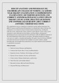 BIOS 255 ANATOMY AND PHYSIOLOGY III &vert; CHAMBERLAIN COLLEGE OF NURSING &vert; ACADEMIC YEAR 2026&sol;2027 &vert; EXAMINATION 2 COMPREHENSIVE EXAMINATION &vert; 100 VERIFIED QUESTIONS AND CORRECT ANSWER RATIONALES &vert; LATEST UPDATE 2026&sol;2027 &vert; STUDY GUIDE &vert; PRACTICE QUESTIONS AN