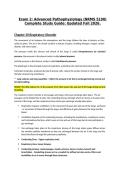 Advanced Pathophyisology NRMS 5190&sol; NRMS5190&colon; Exam 2 A&plus; Complete Study Guide ~ Latest Updated Fall 2025&sol;26&period;&NewLine;
