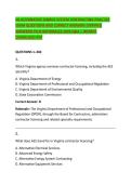 VA ALTERNATIVE ENERGY SYSTEM CONTRACTING PRACTICE &NewLine;EXAM QUESTIONS AND CORRECT ANSWERS &lpar;VERIFIED &NewLine;ANSWERS&rpar; PLUS RATIONALES 2026 Q&A &vert; INSTANT &NewLine;DOWNLOAD PDF 