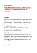 NURS618 EXAM 1 &NewLine;NURS618 PATHOPHYSIOLOGY EXAM 1&colon; THE ULTIMATE 200-QUESTION Q&A STUDY RESOURCE WITH CLINICAL RATIONALES&NewLine;