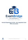 Vermont Department of CPA &ndash; Prof&period; Regulation Exam Office Accountant