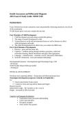 Downstate Medical Center NRMS 5190&sol; NMRS5190&colon; Health Assessment and Differential Diagnosis  Exam 2&comma; A&plus; guide&period;