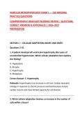 NURS 618 PATHOPHYSIOLOGY EXAM 1 &mdash; 210 ORIGINAL PRACTICE QUESTIONS&NewLine;COMPREHENSIVE GRADUATE NURSING REVIEW &vert; QUESTIONS&comma; CORRECT ANSWERS & RATIONALES &vert; 2026&ndash;2027 PREPARATION&NewLine;