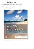  TEST BANK FOR Health Promotion Throughout the Life Span&comma; 10th Edition &lpar;Kudzma&comma; 2026&rpar;All Chapters 1-25&vert; Newest Edition