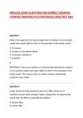 MRL3701 EXAM QUESTIONS AND CORRECT ANSWERS &lpar;VERIFIED ANSWERS&rpar; PLUS RATIONALES 2026&sol;2027 Q&A