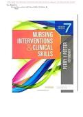  Test Bank For Nursing Interventions & Clinical Skills 7th Edition &lpar; Patricia A&period; Potter&comma; 2026&rpar; All Chapters 1-32&vert; Latest Edition 