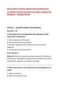 MSN 629 WEEK 3 PEDIATRIC PRIMARY CARE & PHARMACOLOGY&NewLine;210 ORIGINAL PRACTICE QUESTIONS WITH CORRECT ANSWERS AND RATIONALES &mdash; 2026&sol;2027 EDITION&NewLine;