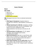 NUR 265 Exam 3 Study Guide 2026 &vert; TBI&comma; ICP&comma; Spinal Cord Injury&comma; Guillain-Barr&eacute;&comma; Myasthenia Gravis&comma; Burns&comma; Shock & Sepsis &vert; Galen College of Nursing