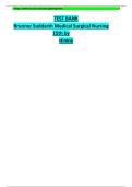 Test Bank for Brunner & Suddarth&rsquo;s Textbook of Medical-Surgical Nursing 15th Edition by Janice L&period; Hinkle&comma; Kerry H&period; Cheever & Kristen J&period; Overbaugh &vert; Complete Chapters &vert; Latest Updated 2025&ndash;2026